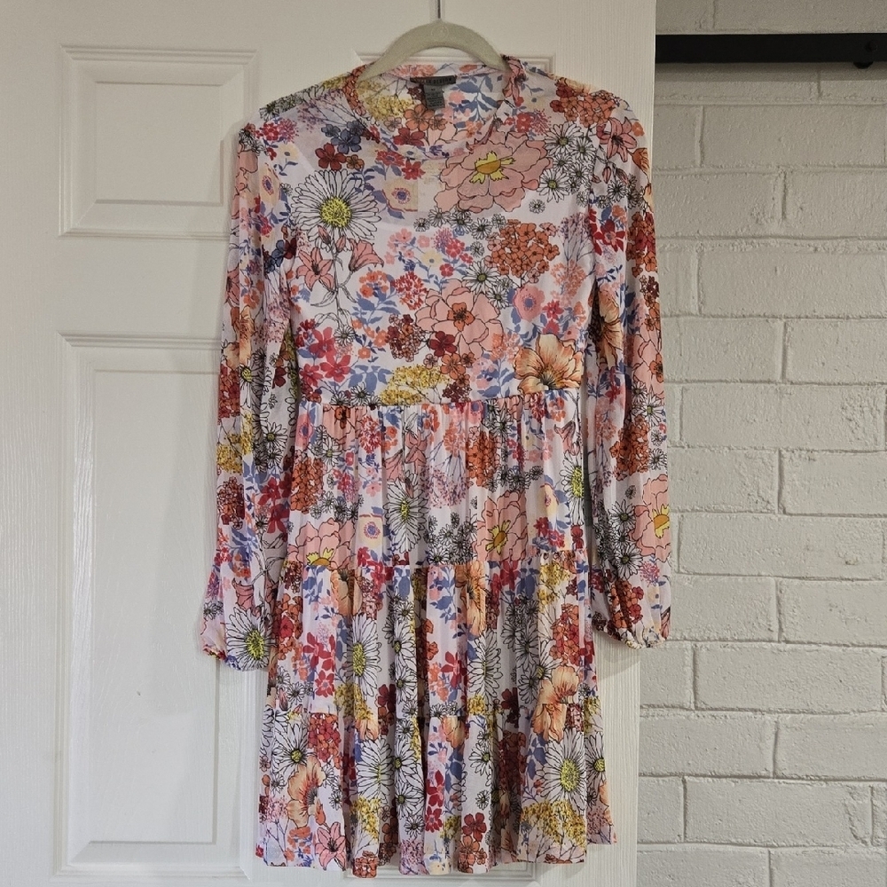 Love X Design Calm Sunday Floral Short Dress Size XS